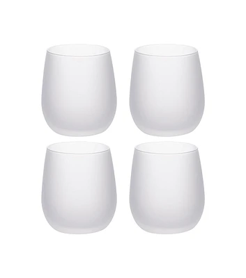 Craft Express 300ml Frosted Stemless Glass 4pk