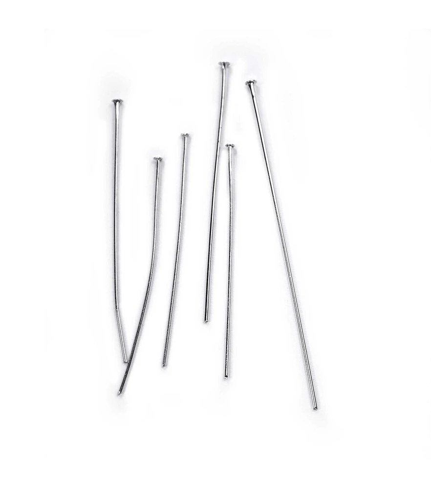 160pk Silver Thin Metal Head Pins by hildie & jo