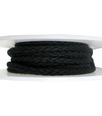 Black Braided Cord Trim