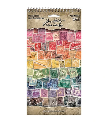 Tim Holtz 288ct Idea Ology Postmarked Sticker Book