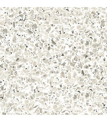 RoomMates Wallpaper Black Terrazzo