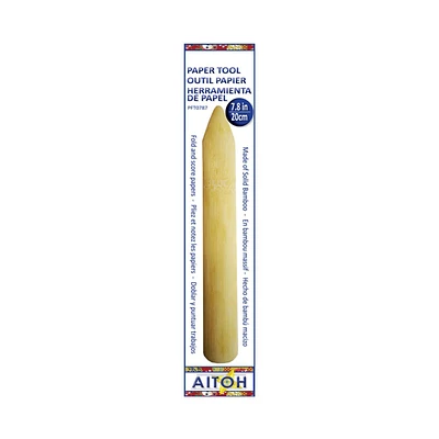 Aitoh Large Bamboo Paper Folding Tool 7/8" x 7-7/8"