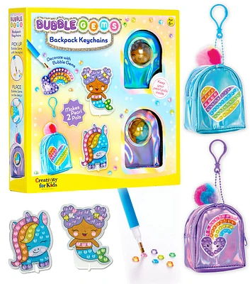 200pc Bubble Gems Backpack Keychains Diamond Painting Kit