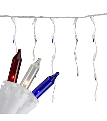 Northlight 6.5' Patriotic Red & Blue Mini Icicle String Lights