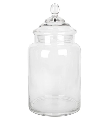 15" Fragile Glass Apothecary Jar by Park Lane