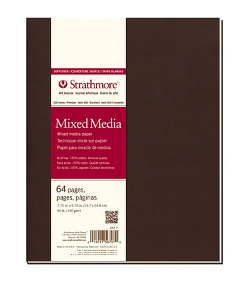 Strathmore Soft Cover Journal Book With 64 Pages 7.75''x9.75''