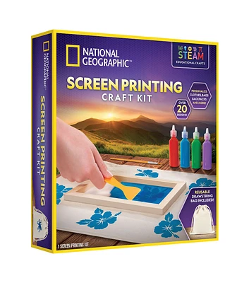 National Geographic 16ct Screen Printing Craft Kit