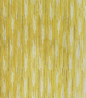 Yellow Foil Stripe Jersey Knit Fabric