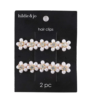 2ct Pearl Hair Pins by hildie & jo