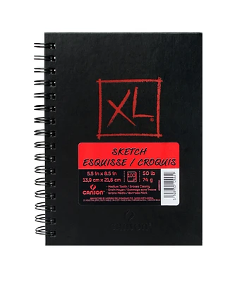 Canson 100 Sheet 5.5" x 8.5" Sketch Book