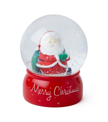 5" Christmas Santa Claus Snowglobe by Place & Time