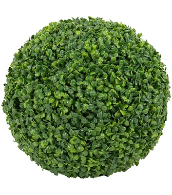 Northlight 16" Two Tone Green Artificial Boxwood Topiary Garden Sphere