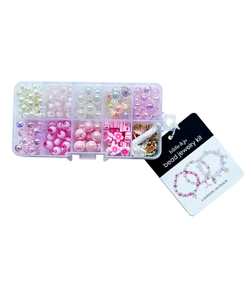 Spring Pink & White Bubble Bead Kit by hildie & jo