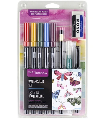 Tombow Dual Brush Pen Marker Watercolor Set 12pk