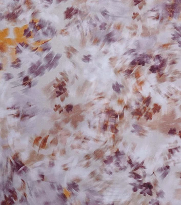 Neutral Abstract Satin Fabric