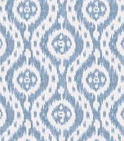 Surface Style 20.5' x 18' Chambray Ikat Tracery Peel & Stick Wallpaper