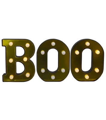 Northlight 6.5" LED BOO Halloween Marquee Sign