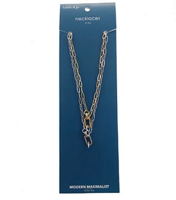 2ct Paperclip Necklaces by hildie & jo