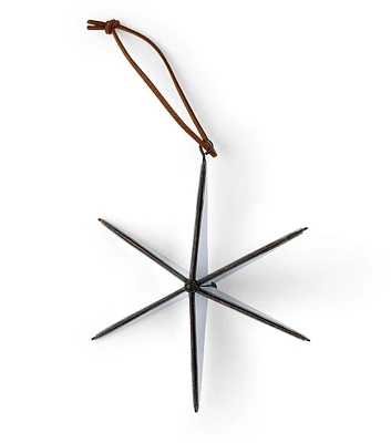 5" Christmas Mirror Star Iron Ornament by Place & Time