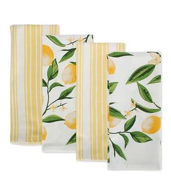 Design Imports Dish Towel Set Lemon Bliss