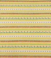 Easter Yellow Bunny Fair Isle Waffle Knit Fabric by POP!