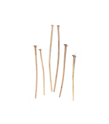 160pk Oxidized Copper Metal Head Pins by hildie & jo