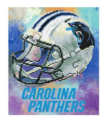 Sporticulture 10" x 12.5" NFL Carolina Panthers Diamond Painting Kit