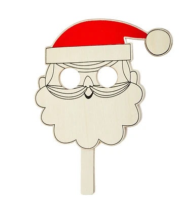 1ct Christmas Santa Wood Mask by POP!