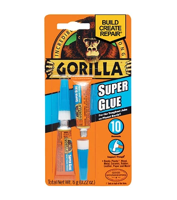 Gorilla Super Glue 2 pk Tubes