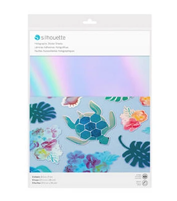 Silhouette Holographic Sticker Sheets