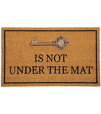 Northlight 18" x 30" Summer Key is Not Under the Mat Coir Doormat