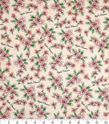 Michigan Cotton Fabric State Flower