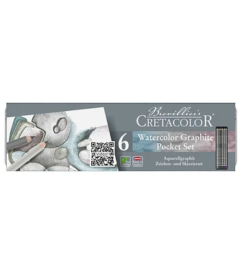 Cretacolor Graphite Water-Soluble Pencil Sets