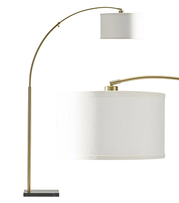 Brightech Logan LED Floor Lamp - Brass