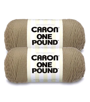 Caron One Pound 812yds Worsted Acrylic Yarn 2 Bundle