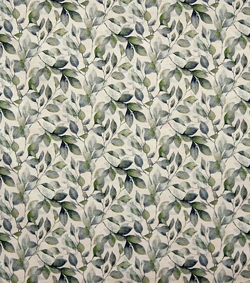 Green Lovely Floral Leaves Premium Cotton Fabric