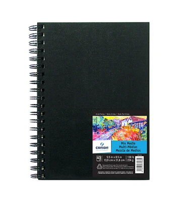 Canson Mixed Media Art Book 5.5in x 8.5in 40/Sheets