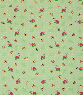 Little Ladybug Super Snuggle Flannel Fabric