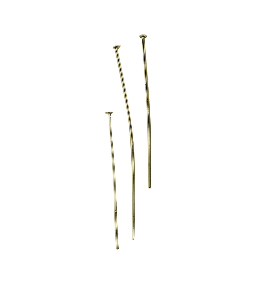 160pk Gold Metal Head Pins by hildie & jo