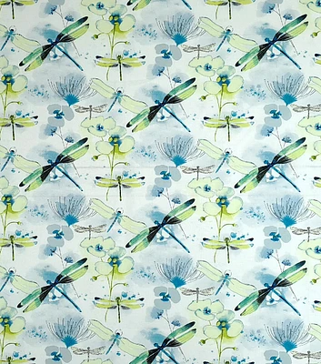 Blue Dragonflies Quilt Cotton Fabric by Keepsake Calico