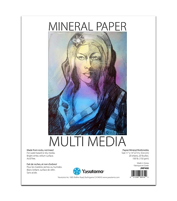 Yasutomo Mineral Paper Multi Media Pad 11"x14"