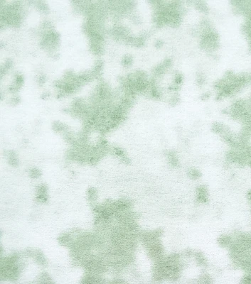 Green Tie Dye Blender Nursery Flannel Fabric