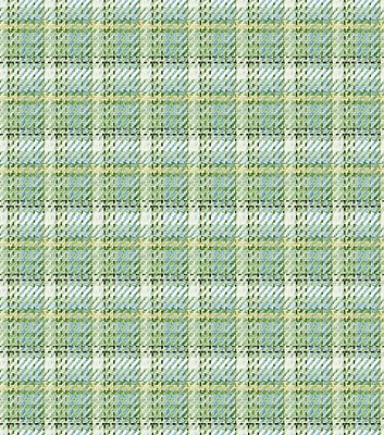 Green Plaid Premium Cotton Fabric