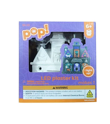 5" Halloween Haunted House Light Up Plaster Painting Kit by POP!