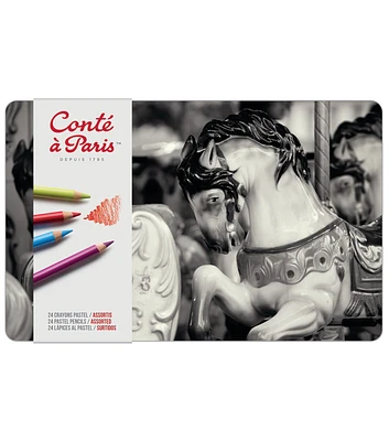 Conte Conté Pastel Pencil Set 24 Color Set