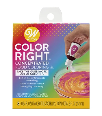 Wilton Color Right Performance Food Coloring Set