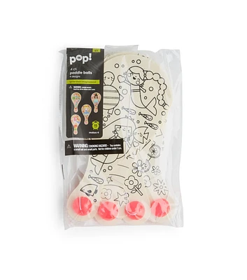 POP! Wooden Paddleball Game Set - Magical