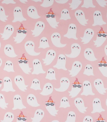 18752550 2 HALLOWEEN GHOSTS ON PINK