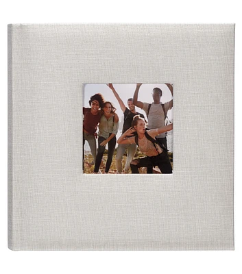 Malden 4" x 6" Gray Woven 120 Pocket Photo Album