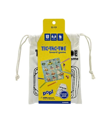 10" x 6" Road Trip Canvas Bag Tic Tac Toe Game by POP!